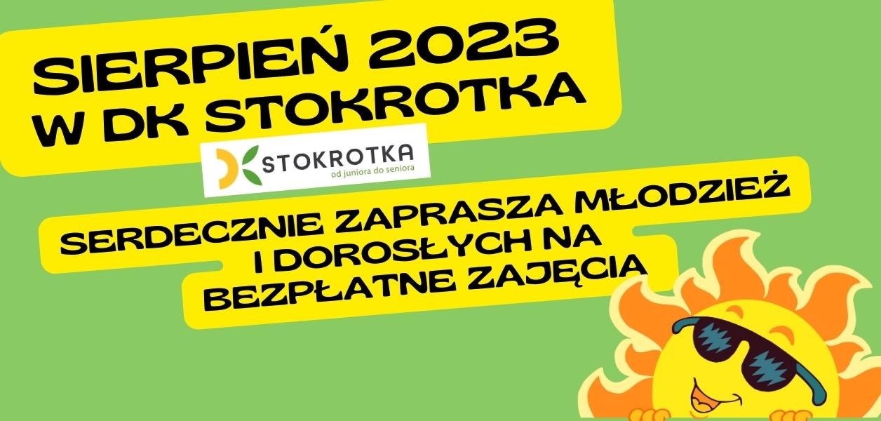 Propozycje DK Stokrotka - Sierpień 2023