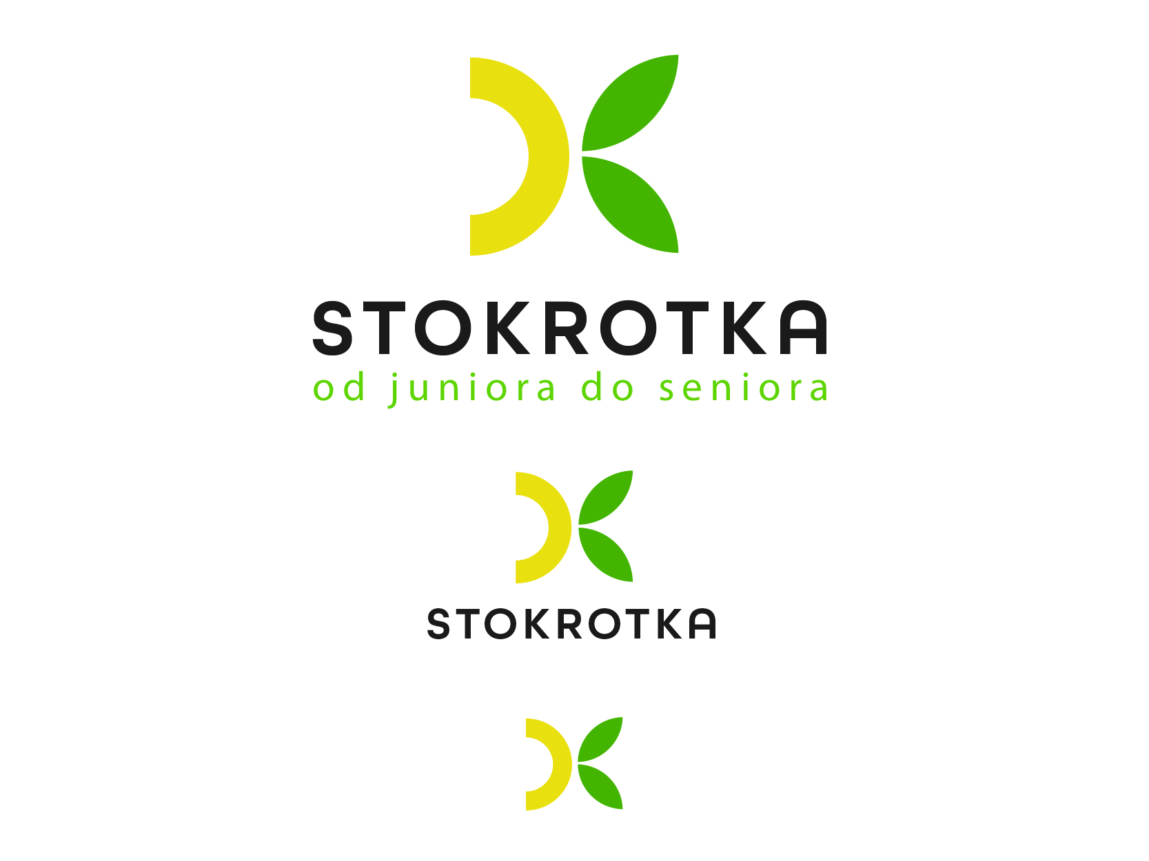 Różne wersje logo DK Stokrotka